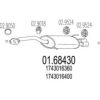 MTS 01.68430 End Silencer